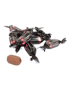 Lakriskaramell med sjokoladetrekk - pose á 2 kg