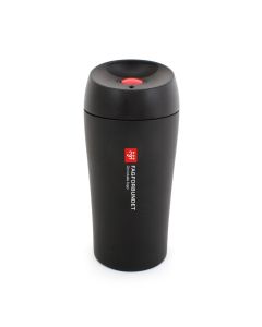 Termokopp sort - Egen logo