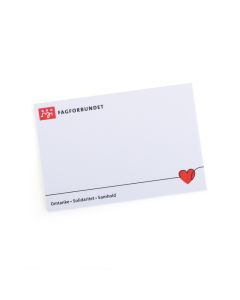 Notatblokk med lim - pakke á 10 stk