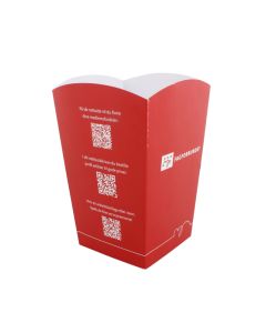 Popcorn beger liten - pakke á 20 stk