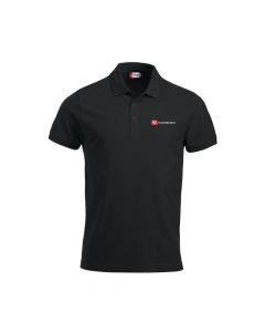 Polo pique Fagforbundet - sort m/brodert logo