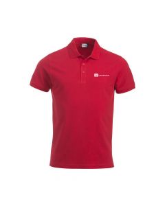 Polo pique Fagforbundet - rød m/brodert logo