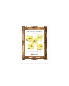 Gullramme kort A5, pakker à 20 stk