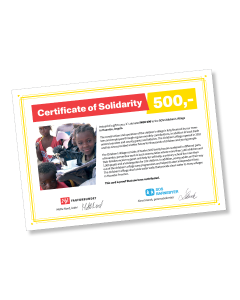 Solidaritetsbevis 500 kr - Engelsk