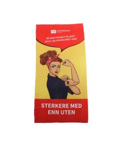 Håndkle med trykk