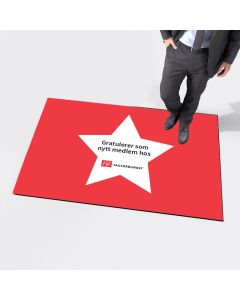 Logomatte resirkulert - 50 x 75 cm