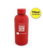 Termoflaske rød - egen logo